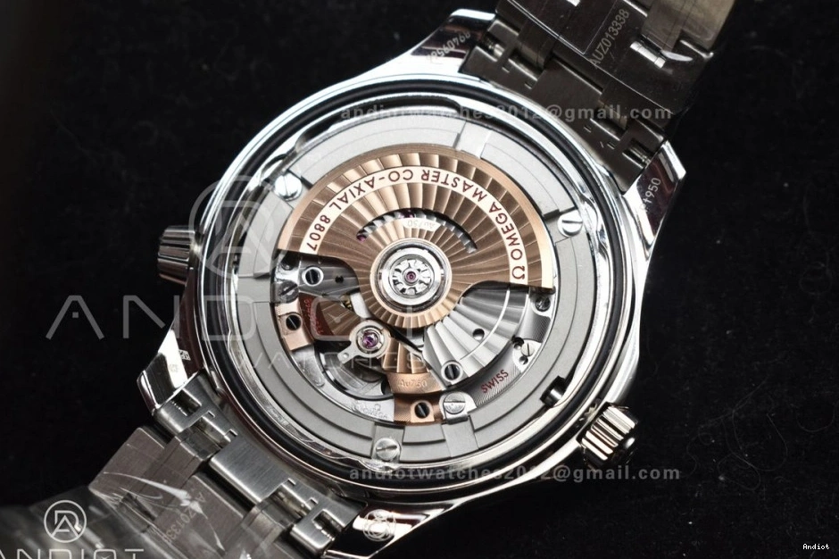 A8807 SS Edition Dial VSF Gray on Seamaster Best 300M 1:1 Platinum Bracelet 007 0124